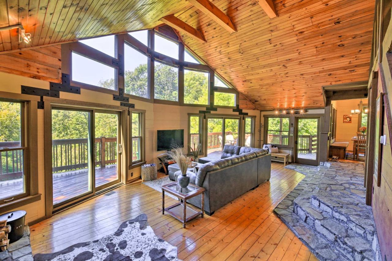Hound Trails Cabin Dog Friendly, Hike, Bike, Ski Banner Elk Eksteriør bilde